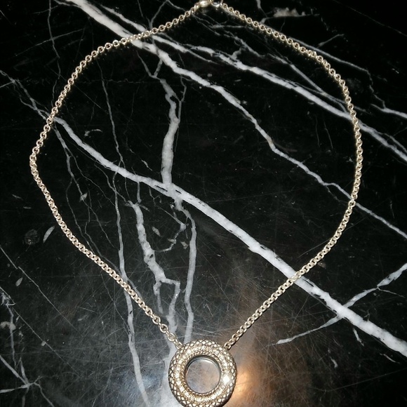 Andrea Candela 18k Gold & Silver Halo Design Circl - Picture 2 of 8